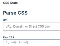 CSS Stats
