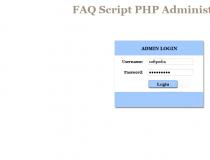 FAQ Script PHP