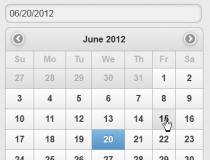 jQuery Mobile Themed DatePicker