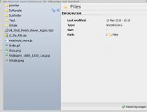 MooTools FileManager