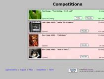 Photograph Competition Software