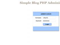 Simple Blog PHP
