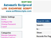 Softbiz Reciprocal Link Exchange Script