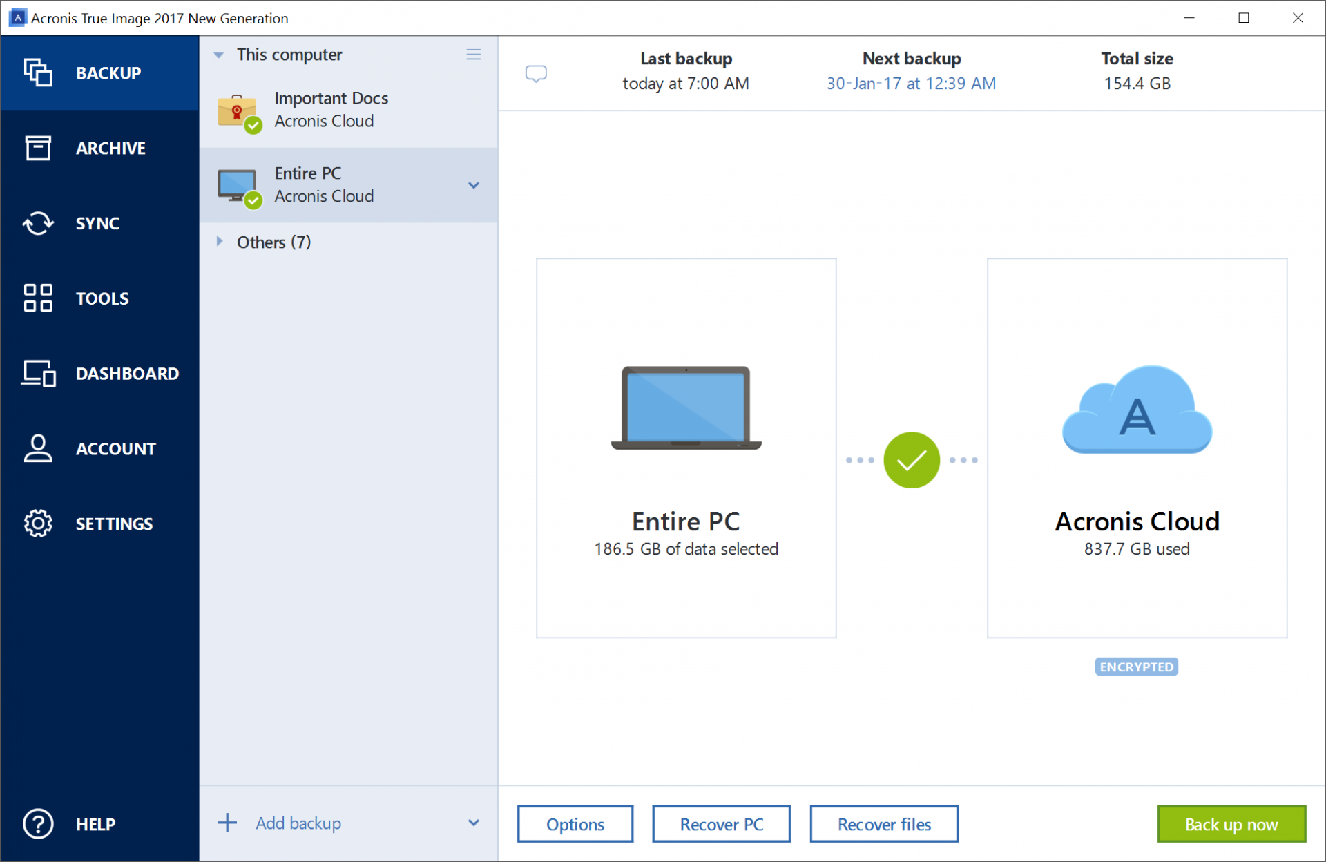 acronis true image 2018 windows xp