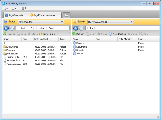 フリーダウンロード Cloudberry Explorer For Amazon S3 のために Windows ソフトウェア