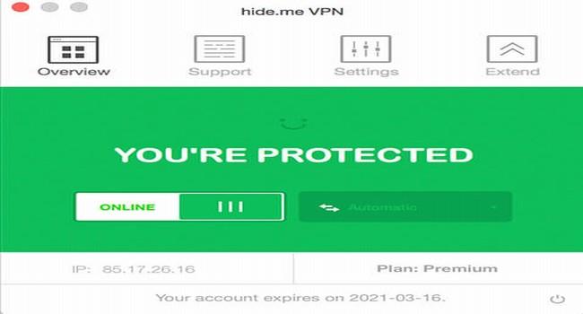 hide.me VPN for macOS