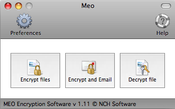 MEO Free File Encryption for Mac