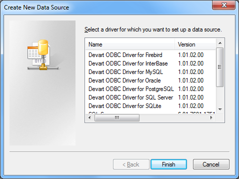 MySQL ODBC driver (32/64 bit)