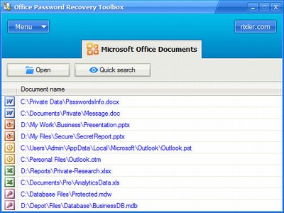 Office Password Recovery Toolbox