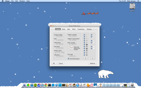 Snow for OS X