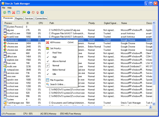SterJo Task Manager Portable
