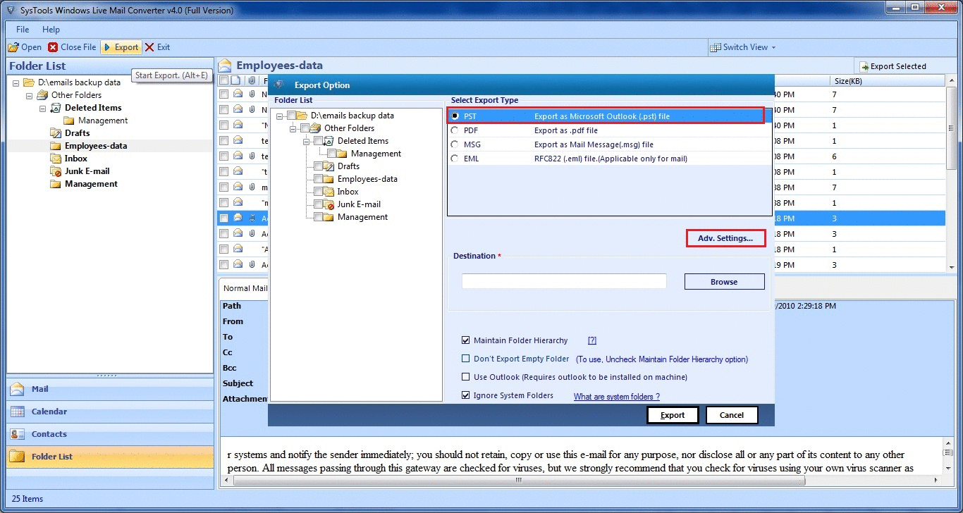 Systools Mbox To Outlook Converter 38