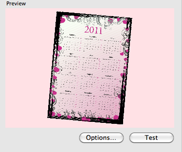 Valentines Calendar Screensaver