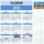 2018 Calendar Template for Excel