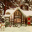 3D Snowy Woodland Cottage screensaver