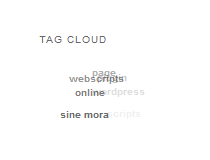 3D Tag Cloud