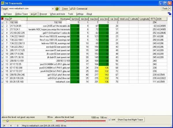 3d Traceroute