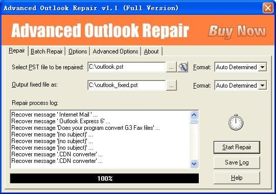 Advanced Outlook Repair