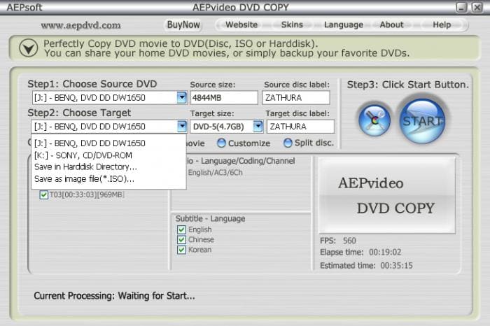 AEPvideo DVD COPY