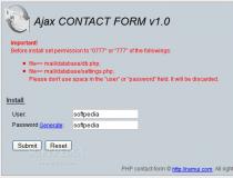 Ajax contact form without mail