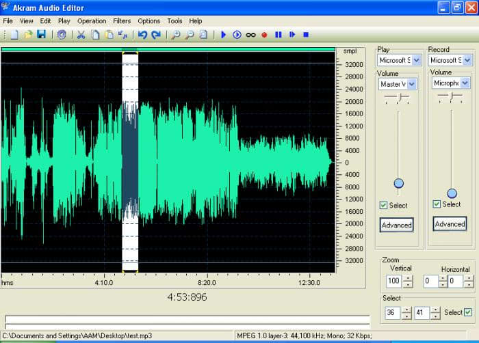 Akram Audio Editor