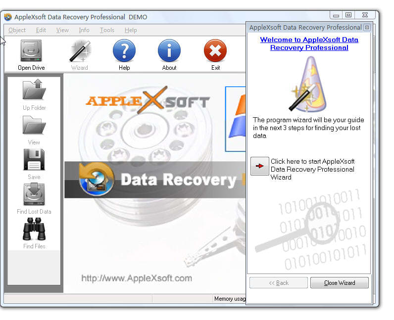 AppleXsoft Data Recovery Professional