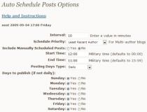 Auto-Schedule Posts