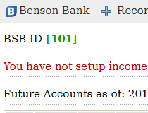 Benson Bank CMS