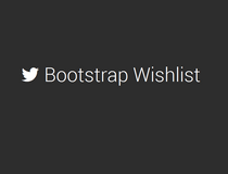 Bootstrap Wishlist