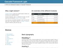 Cascade Framework Light