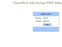 Classified Ads Script PHP