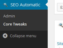 Core Tweaks WordPress Setup