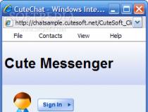 Cute Web Messenger