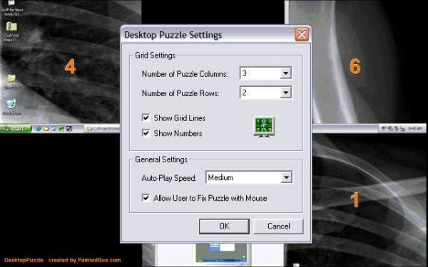 Desktop Puzzle Screensaver