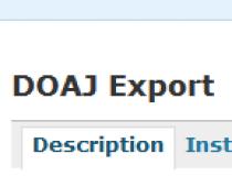 DOAJ Export
