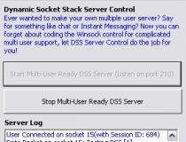 DSS Server Control