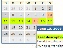 Easy PHP Calendar