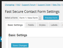 Fast Secure Contact Form (WP)