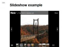Flickr set slideshows