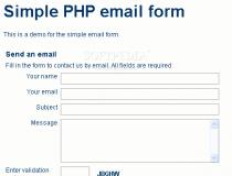 Free PHP form mailer script