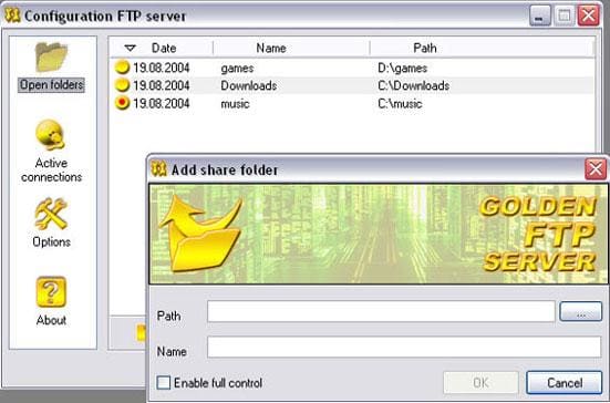 Golden FTP Server