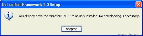 Got dotNet Framework