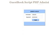 GuestBook Script PHP