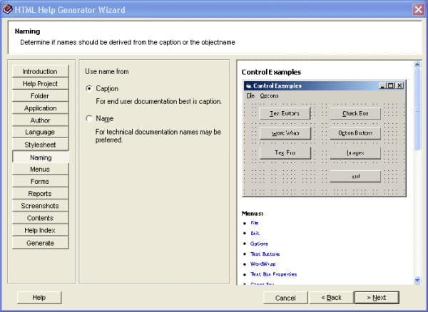 Help Generator for Visual Studio 2005