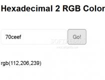 Hexadecimal 2 RGB Converter