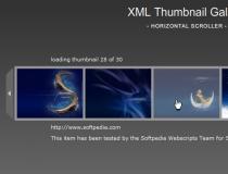 Horizontal XML Thumbnail Gallery