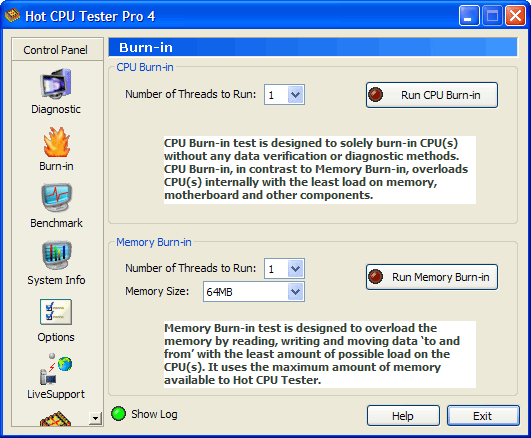 Hot CPU Tester