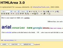 HTMLArea Editor