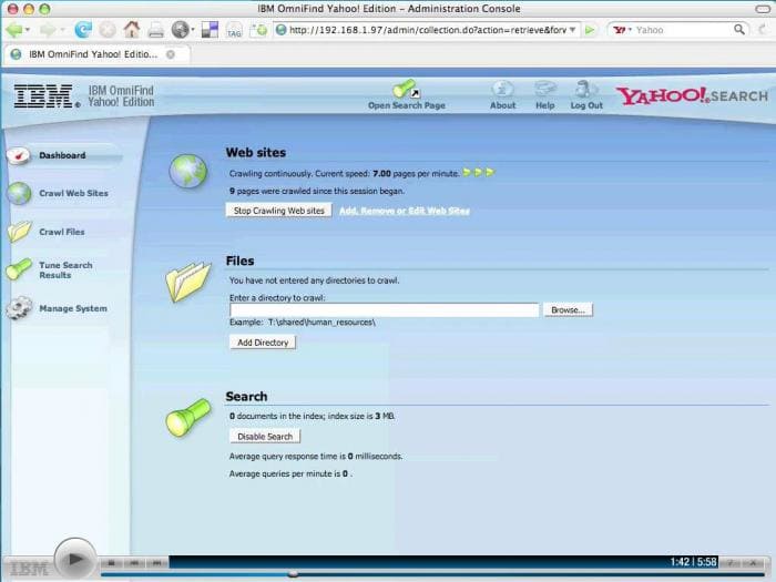 IBM OmniFind Yahoo! Edition