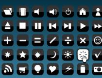 Icon Buttons Set